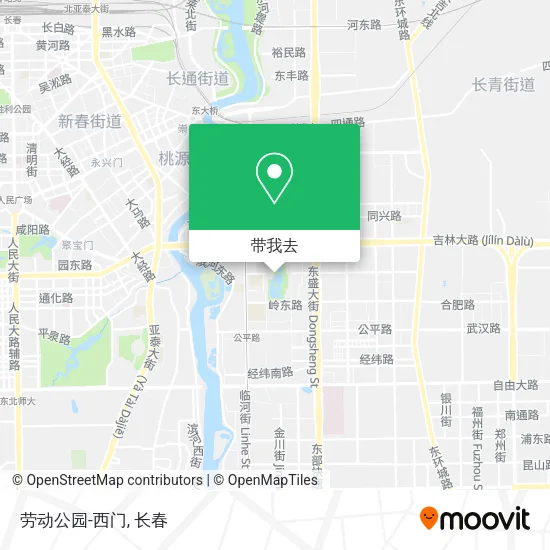 劳动公园-西门地图