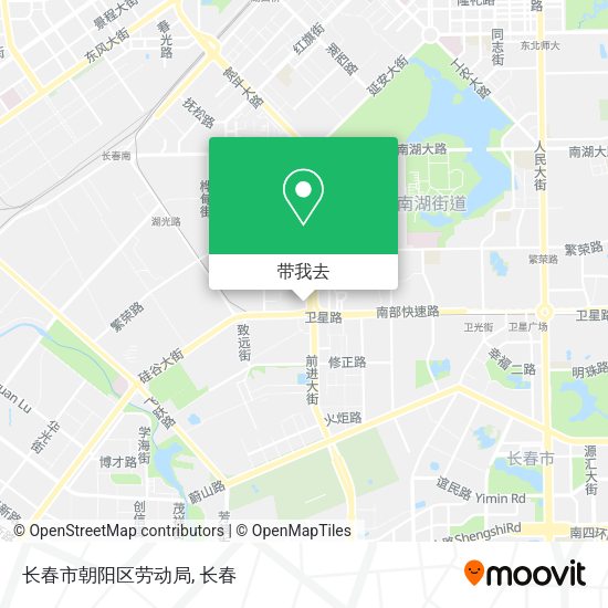 长春市朝阳区劳动局地图