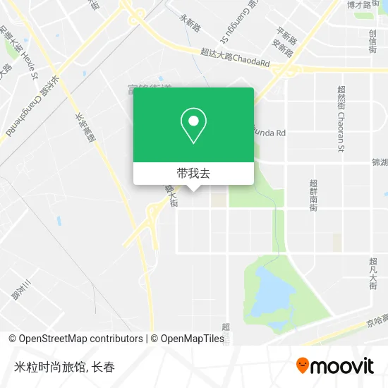 米粒时尚旅馆地图