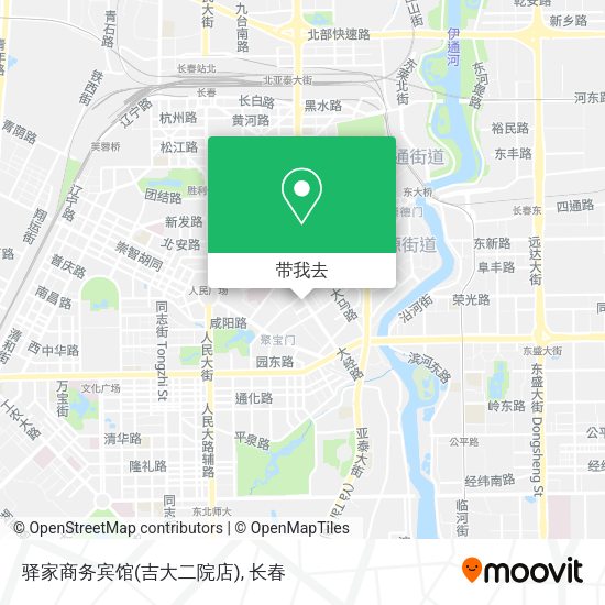 驿家商务宾馆(吉大二院店)地图