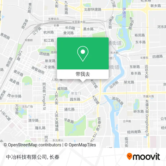 中冶科技有限公司地图