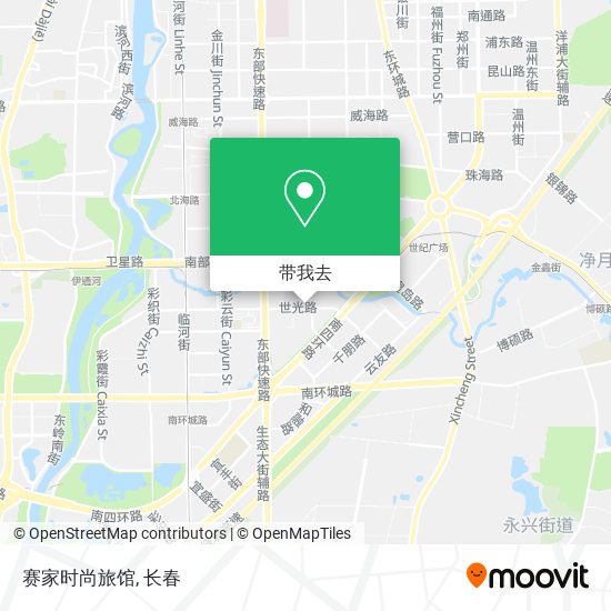 赛家时尚旅馆地图