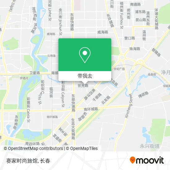 赛家时尚旅馆地图