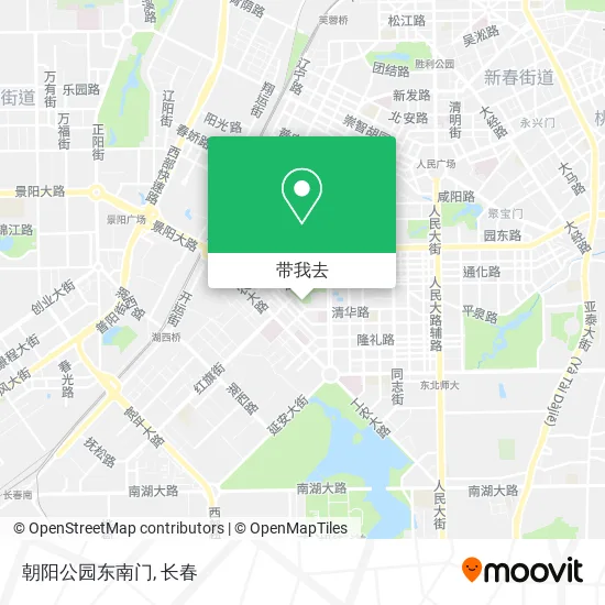 朝阳公园东南门地图