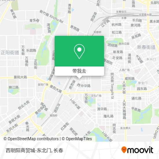 西朝阳商贸城-东北门地图