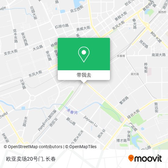 欧亚卖场20号门地图