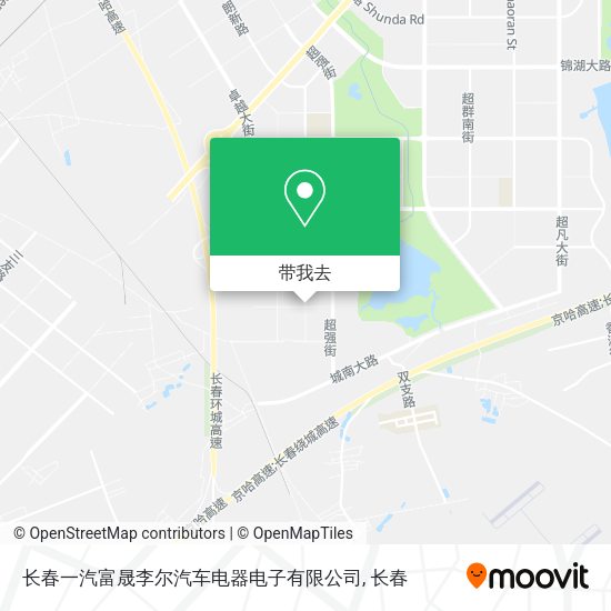 长春一汽富晟李尔汽车电器电子有限公司地图
