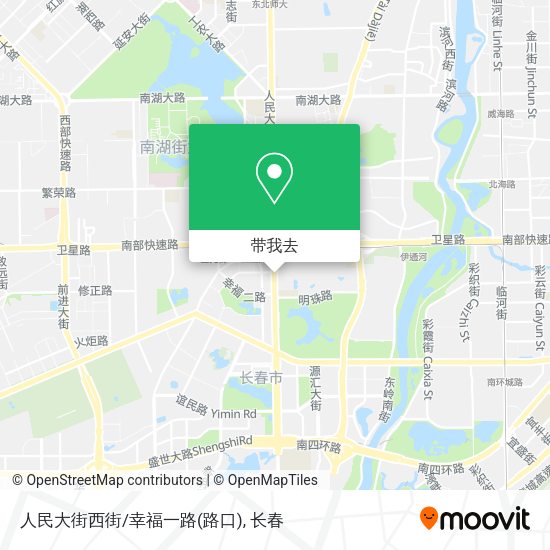 人民大街西街/幸福一路(路口)地图