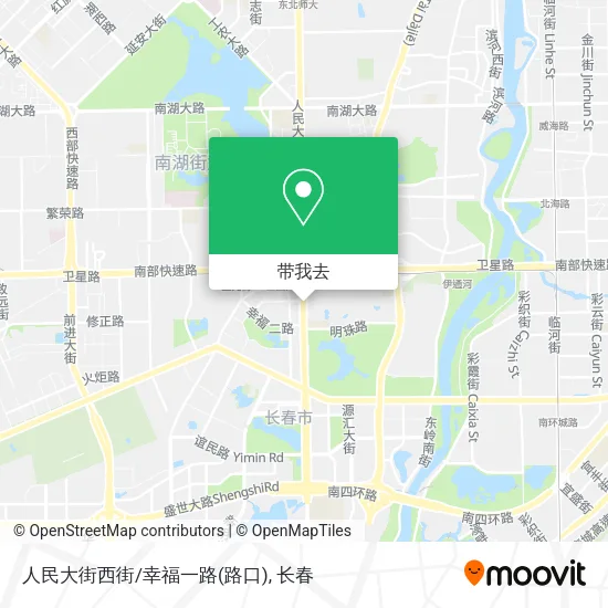 人民大街西街/幸福一路(路口)地图