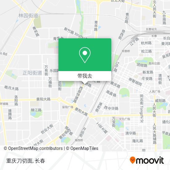重庆刀切面地图