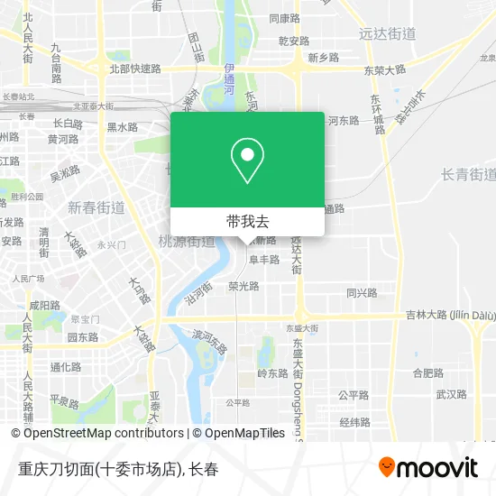 重庆刀切面(十委市场店)地图