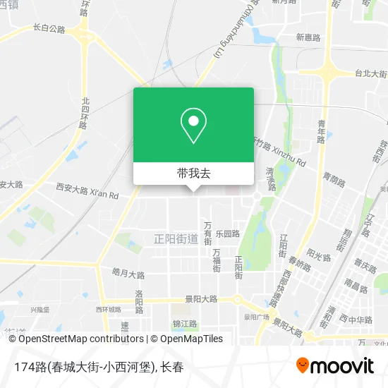 174路(春城大街-小西河堡)地图