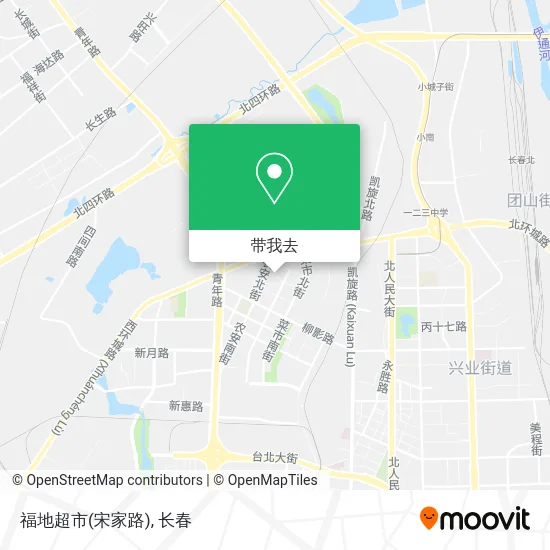 福地超市(宋家路)地图