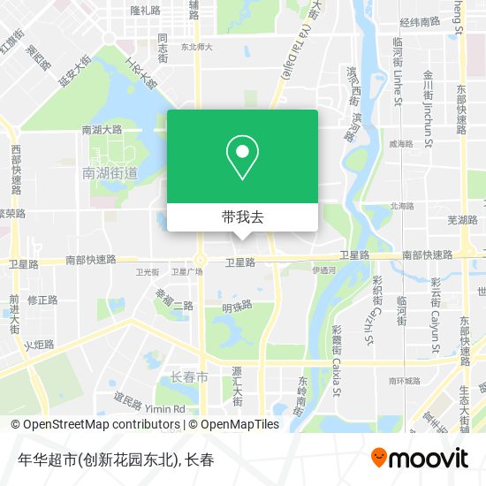 年华超市(创新花园东北)地图