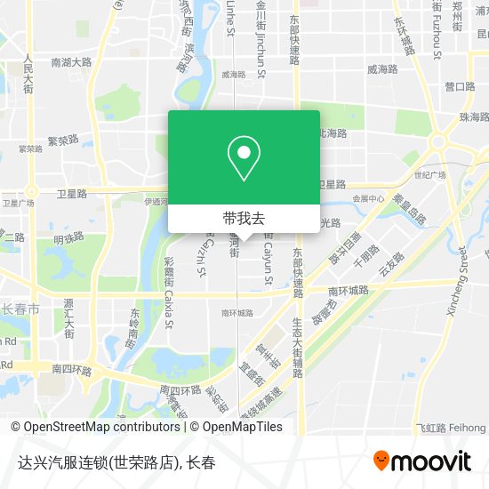 达兴汽服连锁(世荣路店)地图