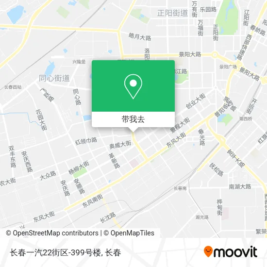 长春一汽22街区-399号楼地图