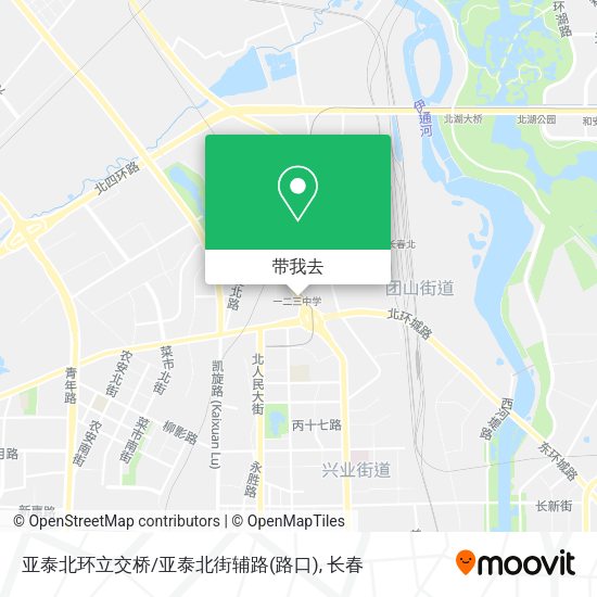 亚泰北环立交桥/亚泰北街辅路(路口)地图