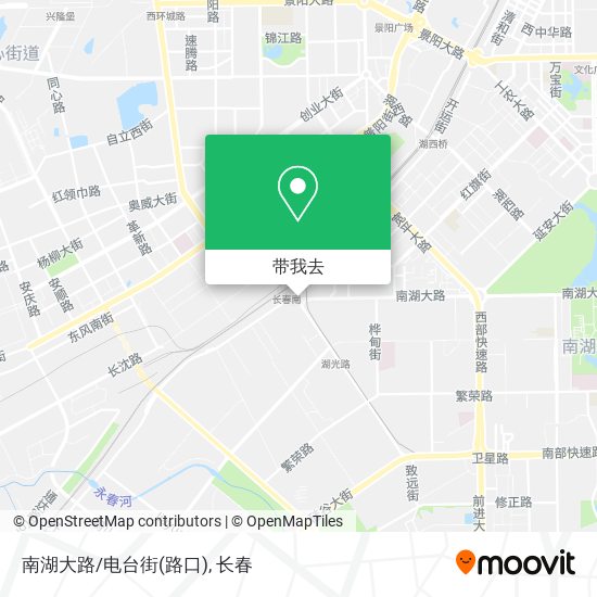 南湖大路/电台街(路口)地图