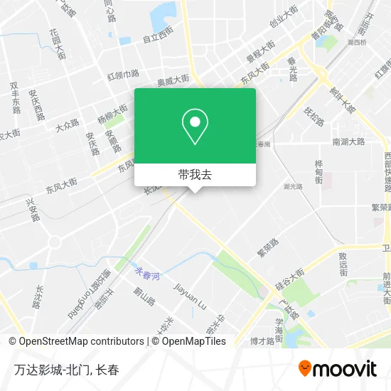 万达影城-北门地图
