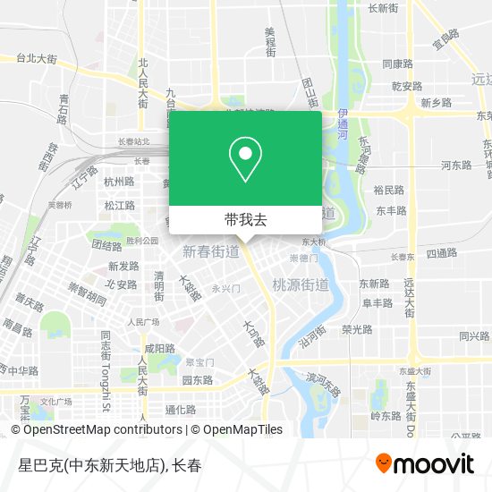 星巴克(中东新天地店)地图