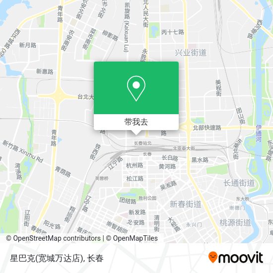 星巴克(宽城万达店)地图