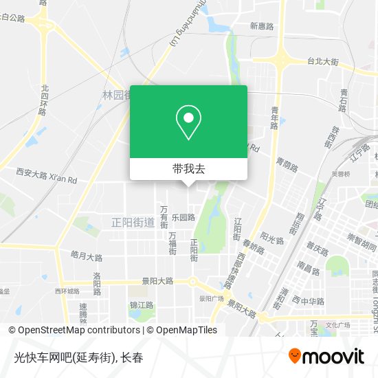 光快车网吧(延寿街)地图