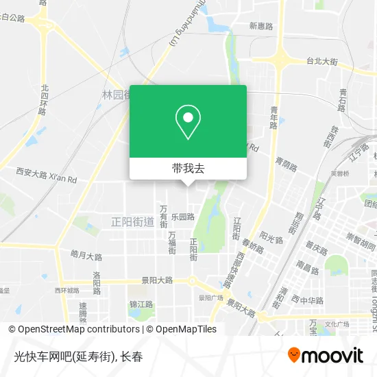 光快车网吧(延寿街)地图
