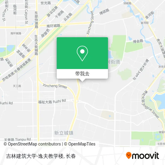 吉林建筑大学-逸夫教学楼地图