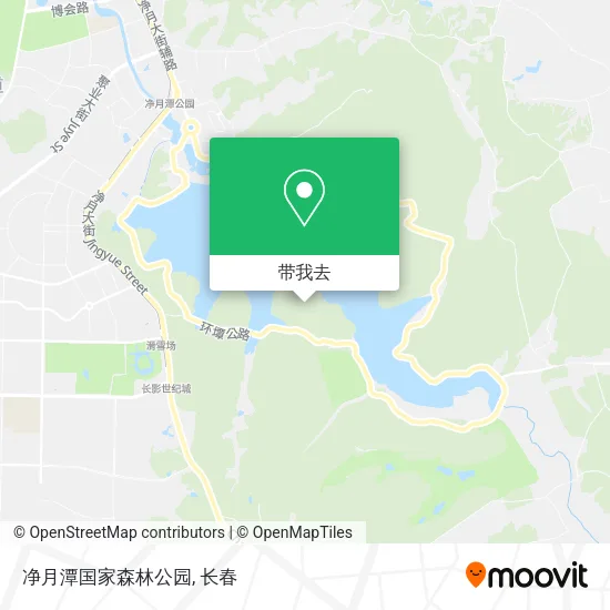 净月潭国家森林公园地图