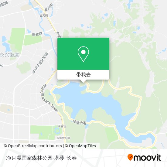 净月潭国家森林公园-塔楼地图