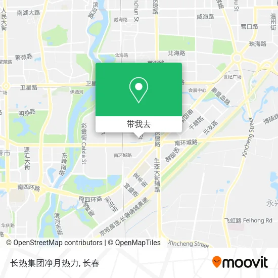 长热集团净月热力地图