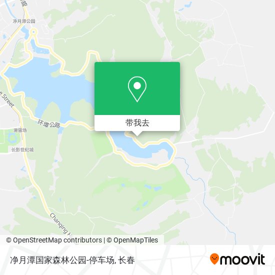 净月潭国家森林公园-停车场地图