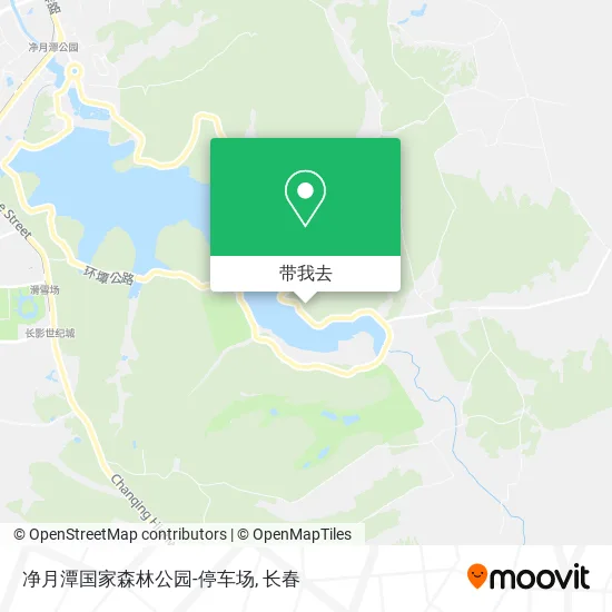 净月潭国家森林公园-停车场地图