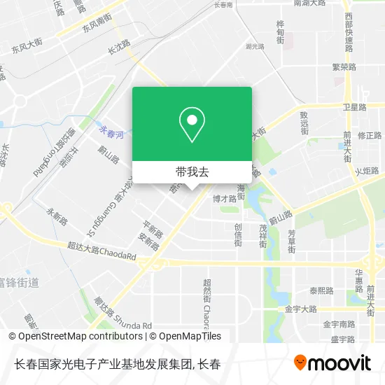 长春国家光电子产业基地发展集团地图