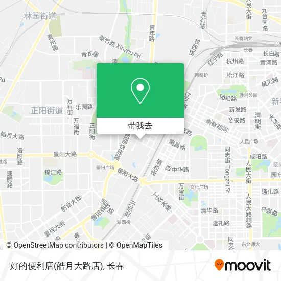 好的便利店(皓月大路店)地图