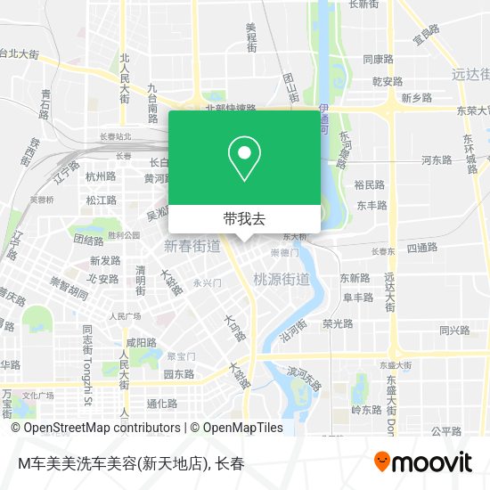 M车美美洗车美容(新天地店)地图