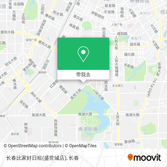 长春比家好日租(盛世城店)地图