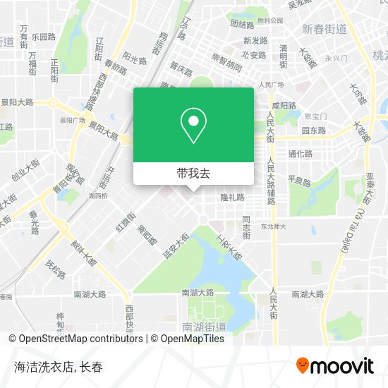 海洁洗衣店地图