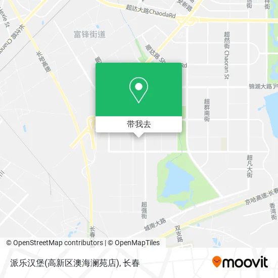 派乐汉堡(高新区澳海澜苑店)地图