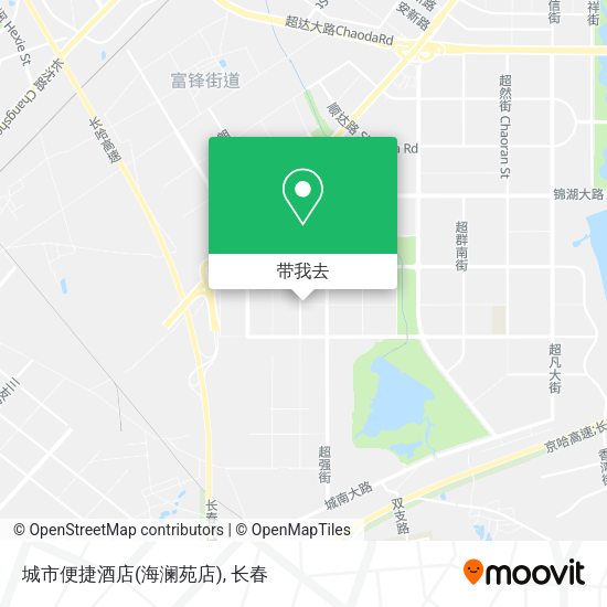 城市便捷酒店(海澜苑店)地图