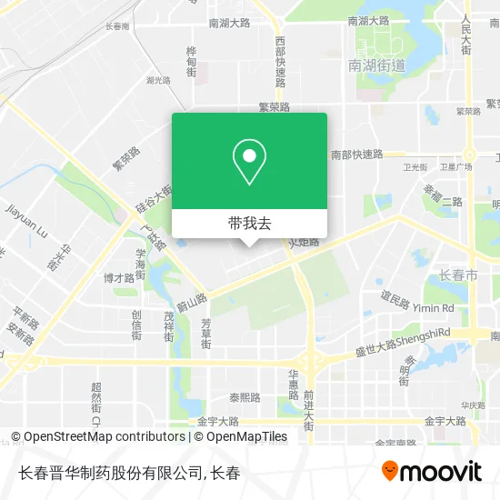长春晋华制药股份有限公司地图