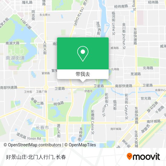 好景山庄-北门人行门地图