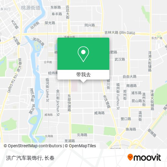 洪广汽车装饰行地图