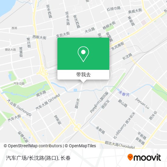 汽车广场/长沈路(路口)地图