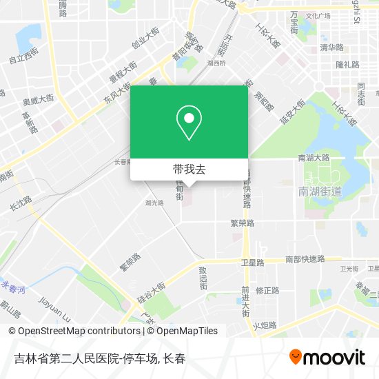 吉林省第二人民医院-停车场地图