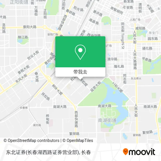 东北证券(长春湖西路证券营业部)地图