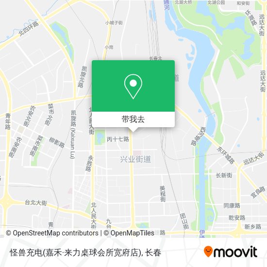 怪兽充电(嘉禾·来力桌球会所宽府店)地图