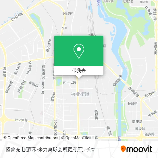 怪兽充电(嘉禾·来力桌球会所宽府店)地图