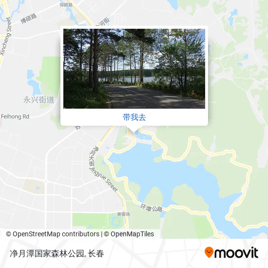 净月潭国家森林公园地图