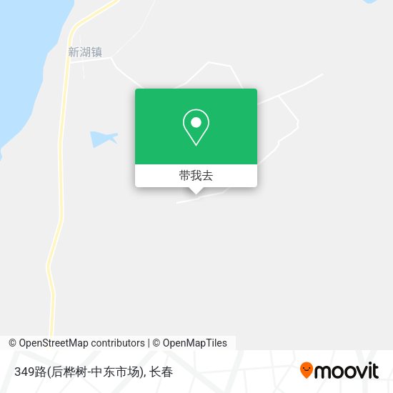 349路(后桦树-中东市场)地图